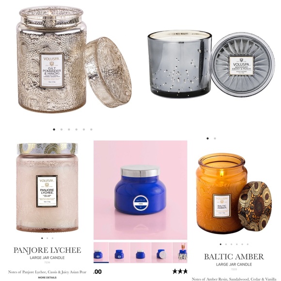 Barely used candle bundle